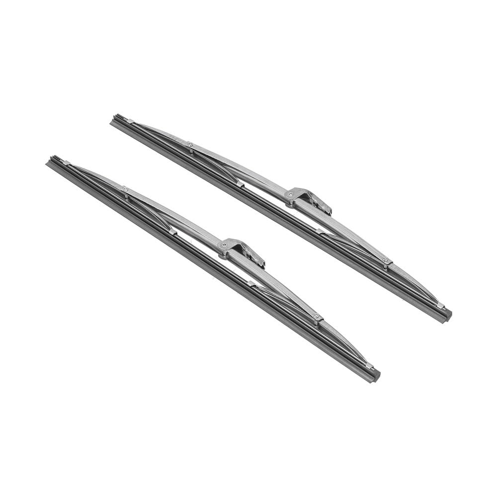 Spazzole tergicristallo anteriori da 12 pollici/30,48 cm in acciaio inossidabile universali for auto, set di spazzole tergicristallo anteriori