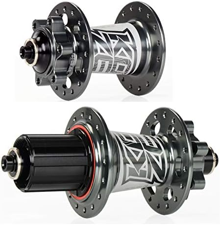 KOOZER Bicycle Hubs XM490 Grey 32Hole CNC Aluminum MTB Disc Brake Front Hub 9x100mm Rear Hub 10x135mm Quick Release
