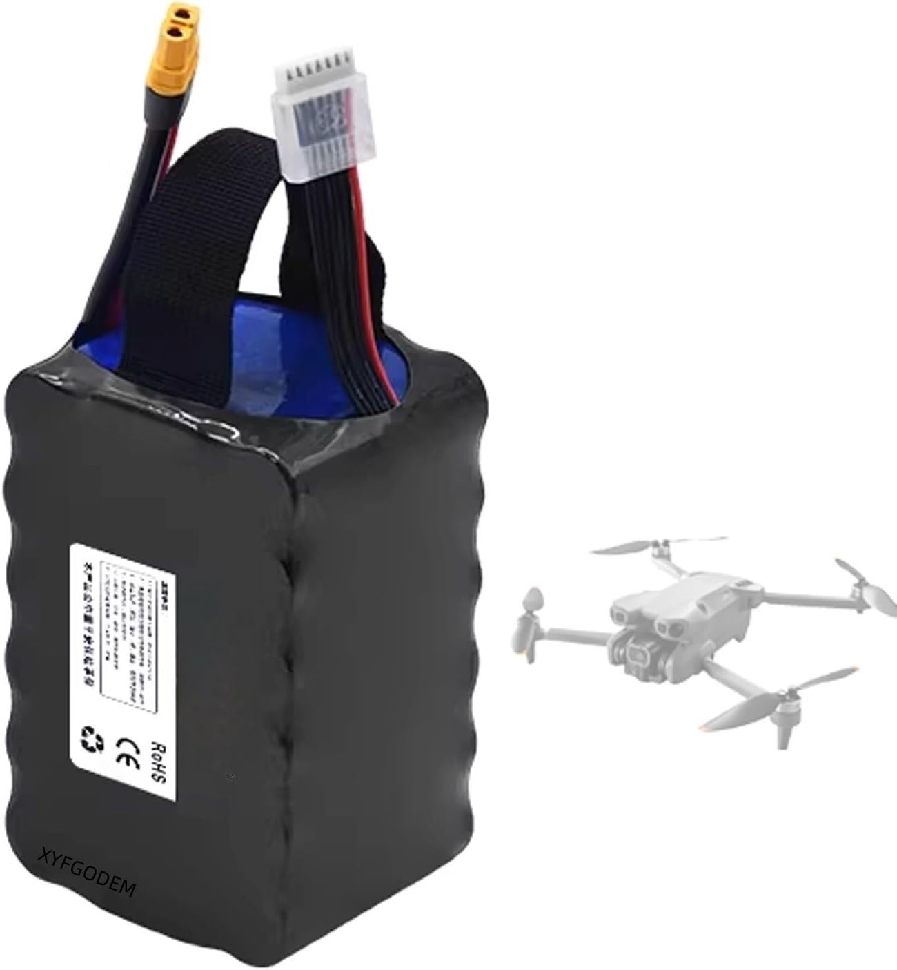 Batteria al litio ricaricabile ad alta capacità 9C, 3S/4S/5S/6S, 22,2 V, 18,5, 14,8 e 11,1, per droni, kit di ricambio per modelli di aerei
