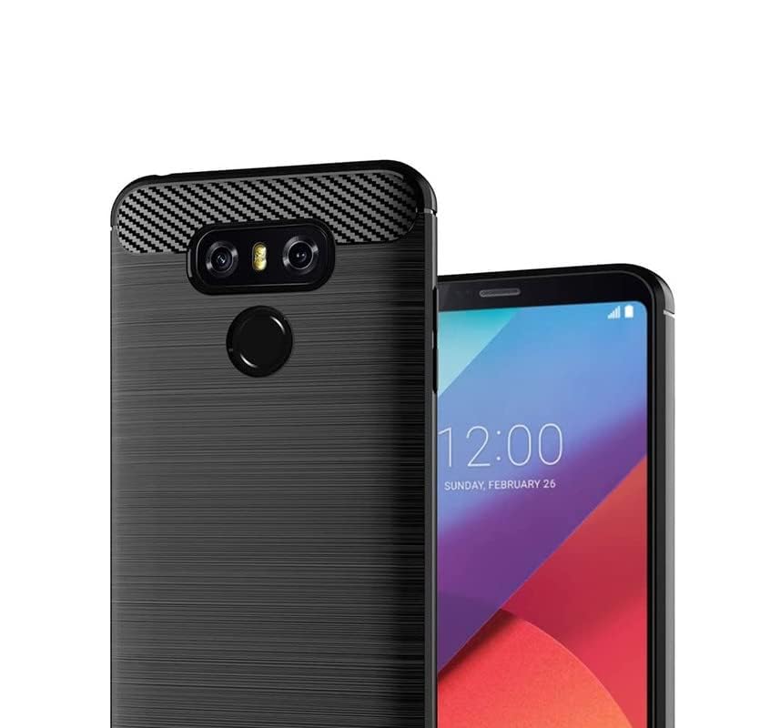 Image of Hybrid Carbon Fiber Back Case for LG G6 (Black)