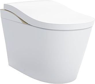 TOTO® Neorest® LS Dual Flush 1.0 or 0.8 GF Integrated Bidet Toilet, Cotton White with Nickel Trim - MS8732CUMFG#01N