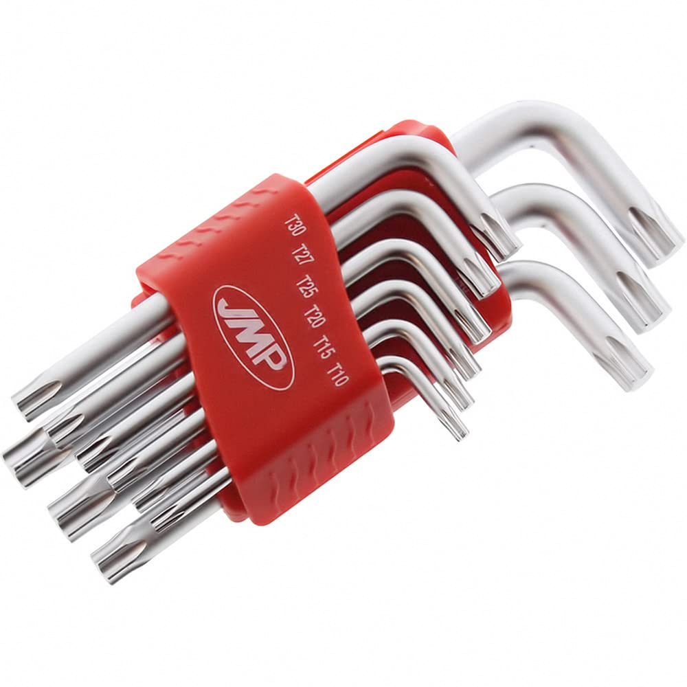 JMP Jeu de 9 tournevis coudé court Torx T10-T50