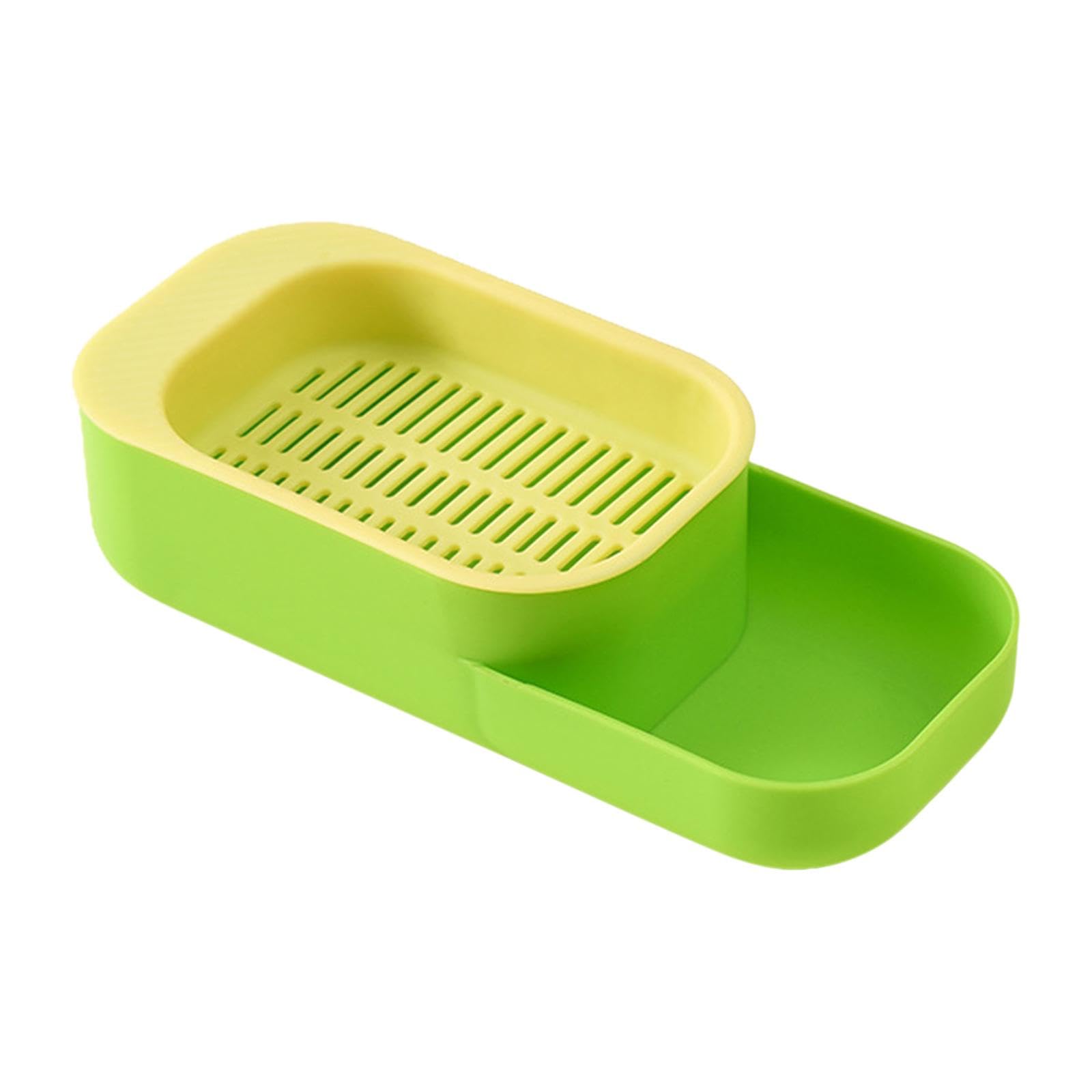 Seed Sprouter Tray Hydroponic Cat Grass Box for Seedling Greenhouse Planting Green-image-2