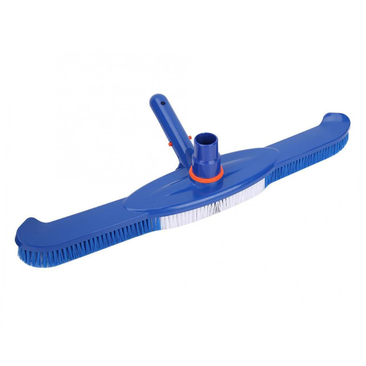 Abaodam Brosse de Piscine 20 Pouces Poils en Plastique Robustes, Brosse de Nettoyage pour Murs et Sols, Adaptée Balayage Intérieur et Extérieur