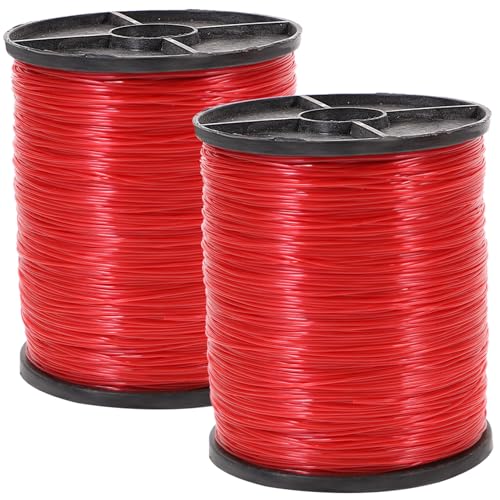 Image of DOITOOL 2rolls Clear Hanging Wire for Decorations Invisible Fishing Line for Garlands Durable Transparent String for Picture Frames and Ornaments Easy to Use Package