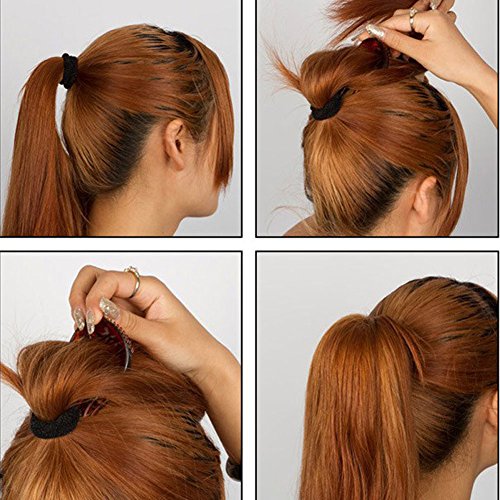 2 Peines para moldear cabello tipo ponytail miniatura 6