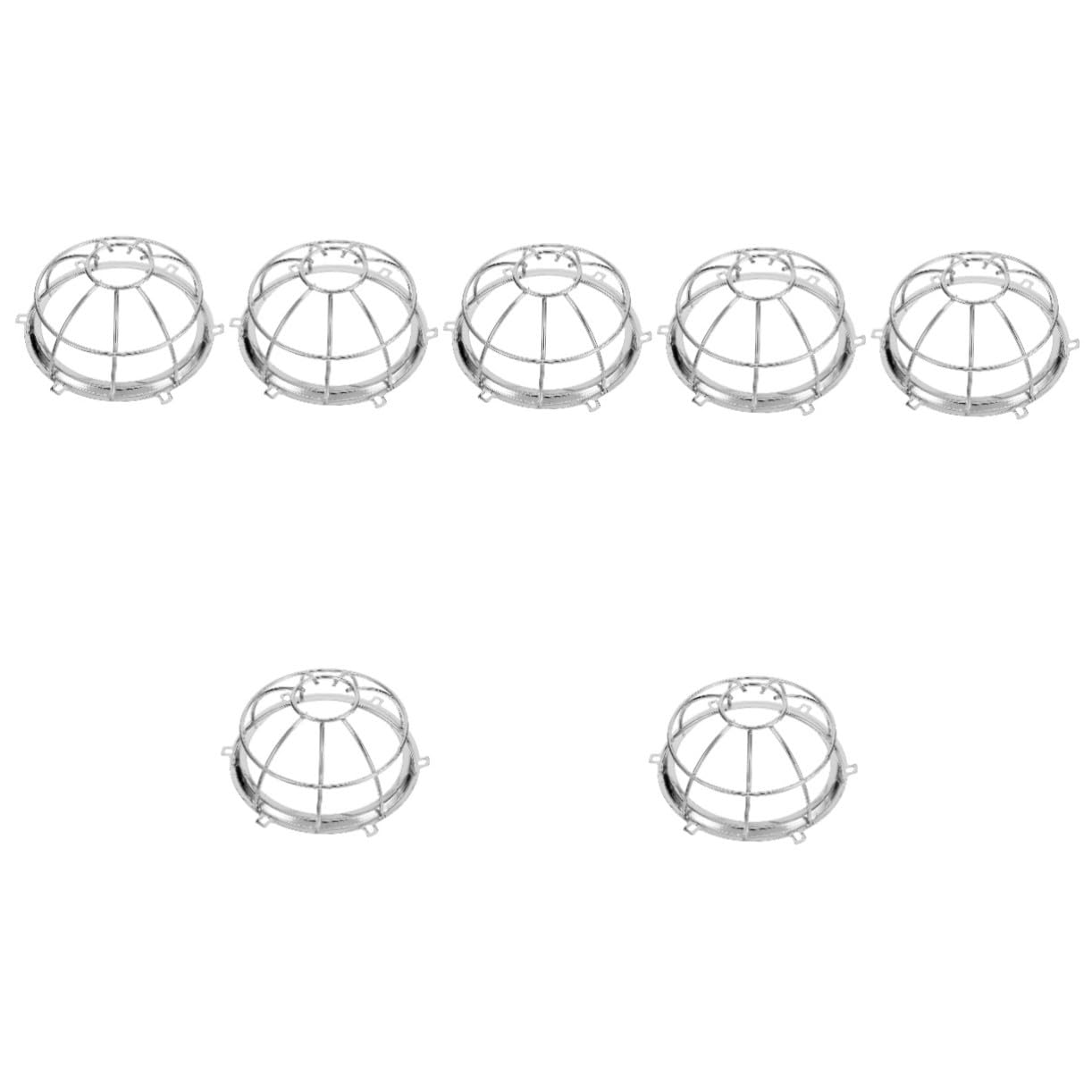 Mikinona 7 Piezas Protector Metálico para Detectores de Incendios Resistente para de Humo Diseño y Duradero para Edificios y Hogares