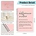 WHLBHG Different Maker Gift Spiral Journal For Women Men Different Maker Definition Spiral Notebook (Spiral-4Pcs d maker pink)