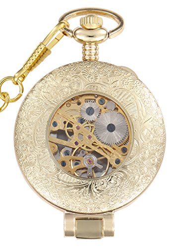 Unendlich-Recht-Winkel-Retro-Handaufzug-Mechanische-Taschenuhr-kleine-Standuhr-Hohle-Skelett-Kettenuhr-Pullover-Halskette-Gold