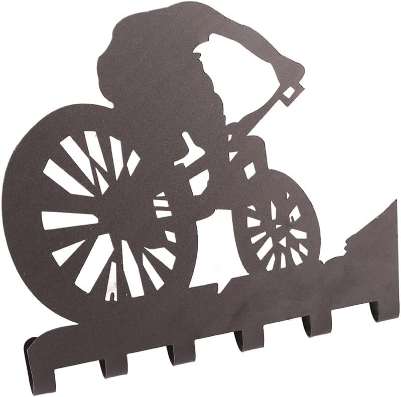 Coat Hook, Bag Hanger Decoration Design Mountain Bike Versatile Durable for Keys (Black)
