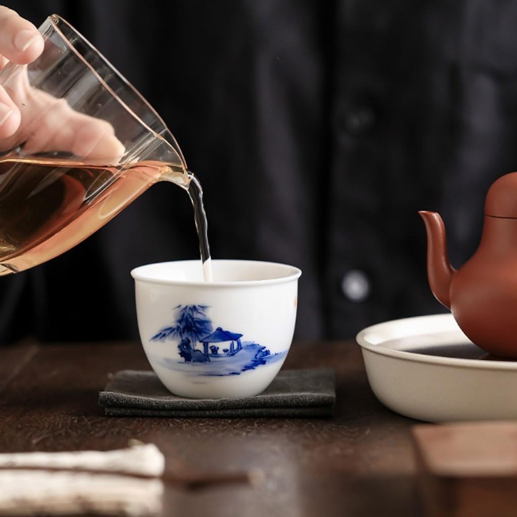 GSOUL Kungfu Tea cup Office Tea Cup Hand-painted House Ceramic Personal Host Household Single Small Tea Cups