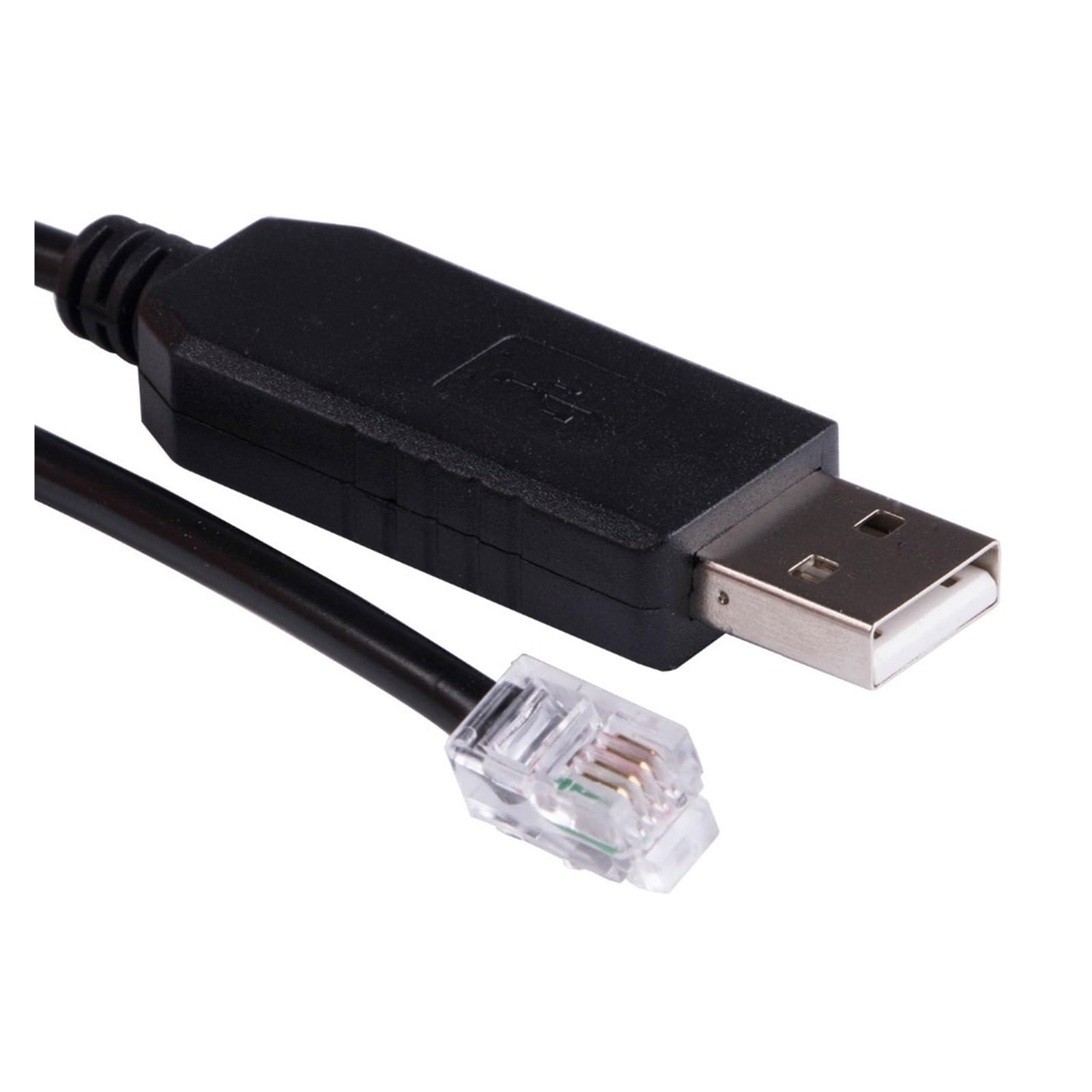 Cavo di controllo seriale RS232 da USB a RJ9 4P4C, cavo adattatore convertitore adatto per zeq25 ieq45 smarteq pro ieq30 (1,8 m, argento)