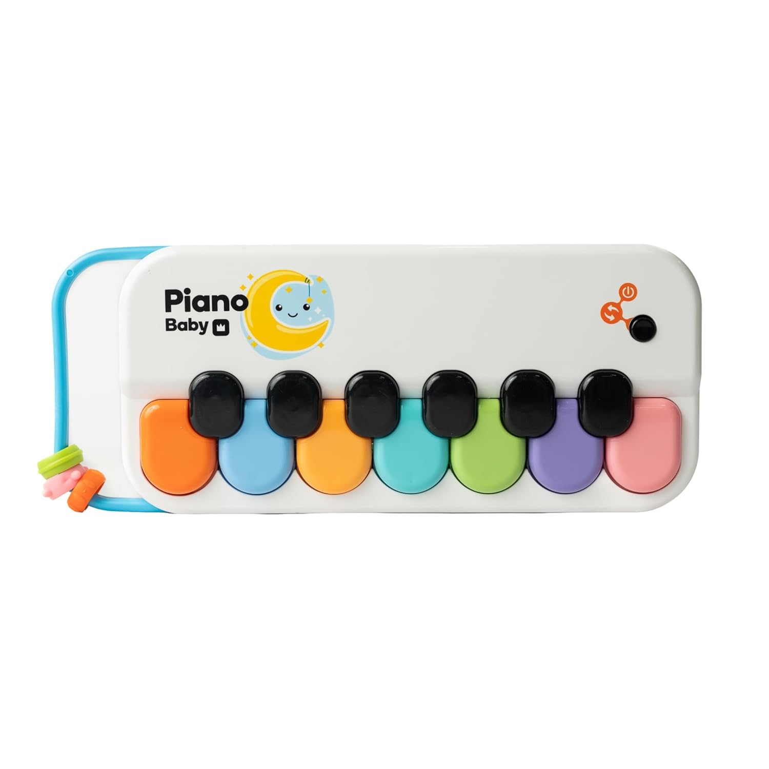 HERBASTRY Tiny Tunes Baby Piano for Kids Musical Keyboard with Lights & Sound Hand Eye Coordination & Creative Development Learning for Toddlers Boys Girls Portable Mini Piano Gift 1-3 Years