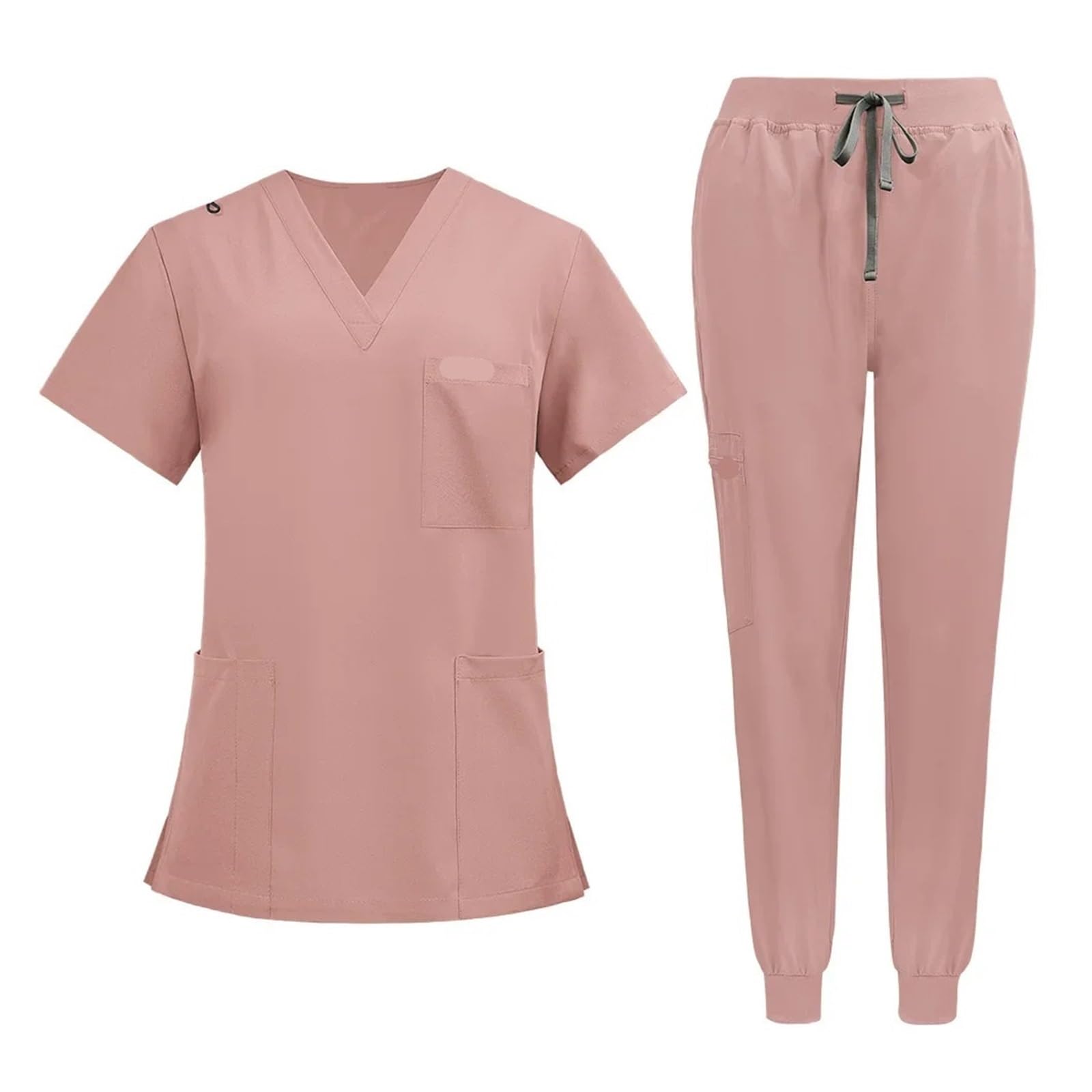 Pijama Enfermera Mujer Conjunto de Uniforme médico for Mujer y Hombre, Uniforme de Enfermera, Top y Pantalones médicos