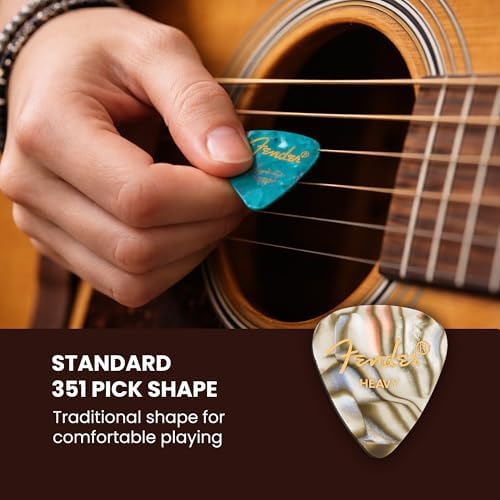 Fender Premium Picks Sampler - 12 Pack Includes Thin, Medium & Heavy Gauges (Austin Bazaar Exclusive) - View 8
