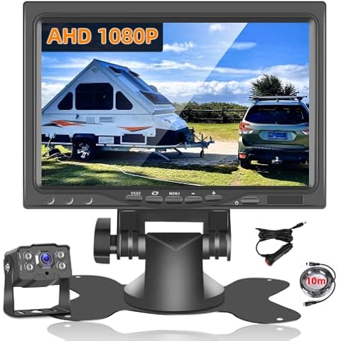 Hodozzy Cámara de Marcha Atrás con Monitor IPS de 7" Cover