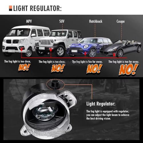 Feu brouillard pour VW Multivan T5 2003-2009 LED jaune 30W - 6