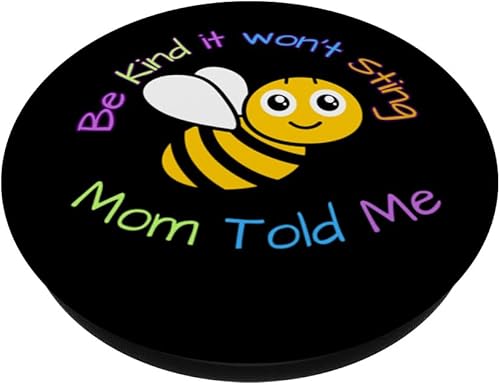 Miniatura 2 de Funny Bumble Bee Back to School Teacher Girls Boy, Mom PopSockets Swappable PopGrip
