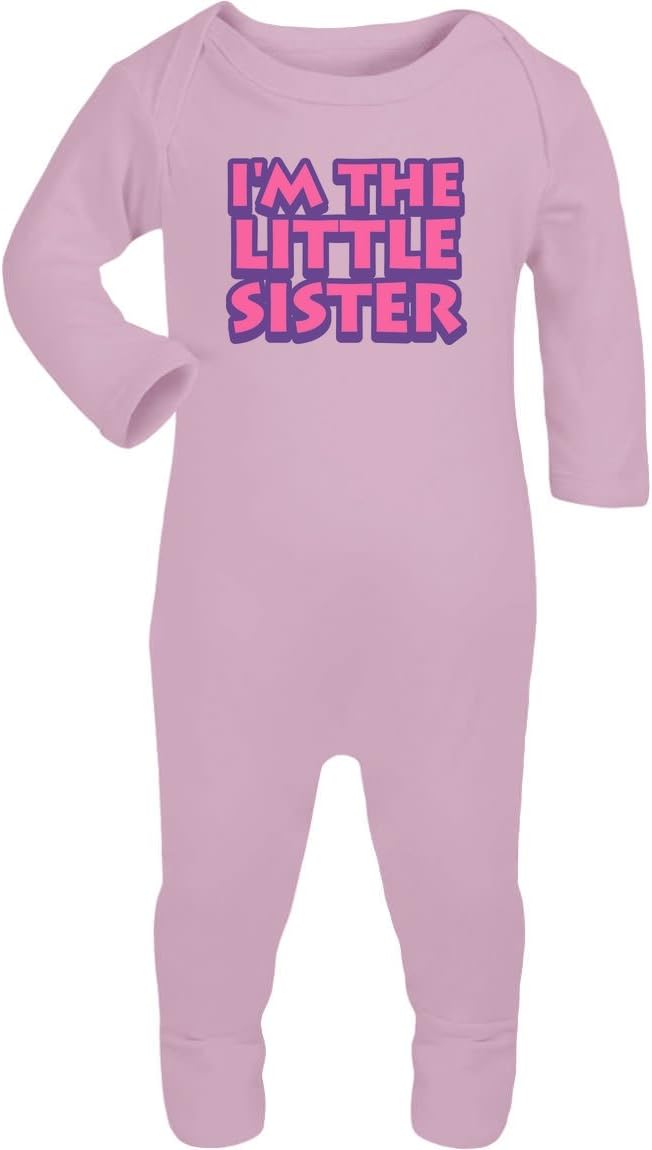 Shirtgeil I´m The Little Sister - Gifts for Siblings Baby One-Piece Rompers