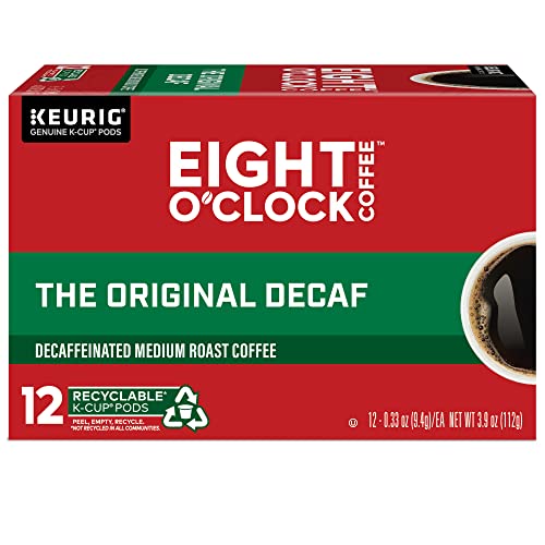 Eight O'clock Coffee The Original Decaf, Single-Serve Coffee K-Cup Pods, Medium Roast, 12 Count (Pack Of 6) #TOP5