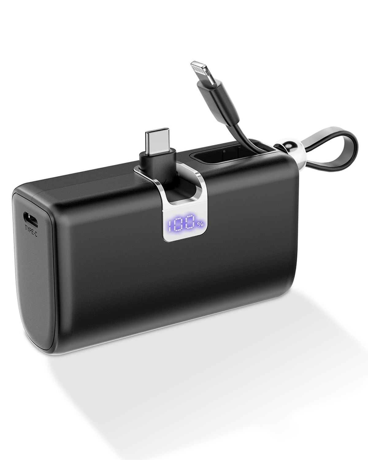 モバイルバッテリー 大容量 小型 20000mAh タイプC充電 ライトニング端…
