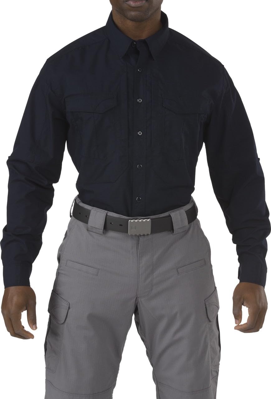 Chemise Lou grise en denim - Col Boutonné | Prolongations : 3 chemises