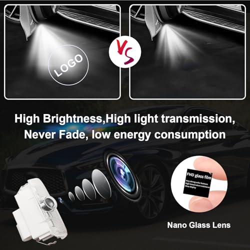 Luz LED para puerta de coche Infiniti, 2 unidades miniatura 2