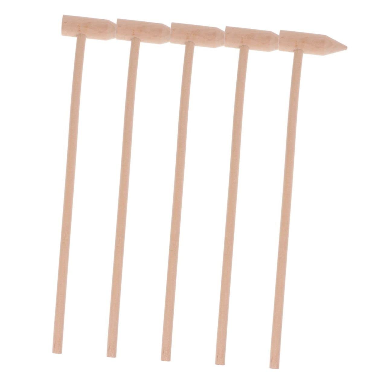 DECHOUS 5pcs Hammer for Mini Mallets for Creative Play Improves Hand Eye Coordination and Dexterity Present for Boys