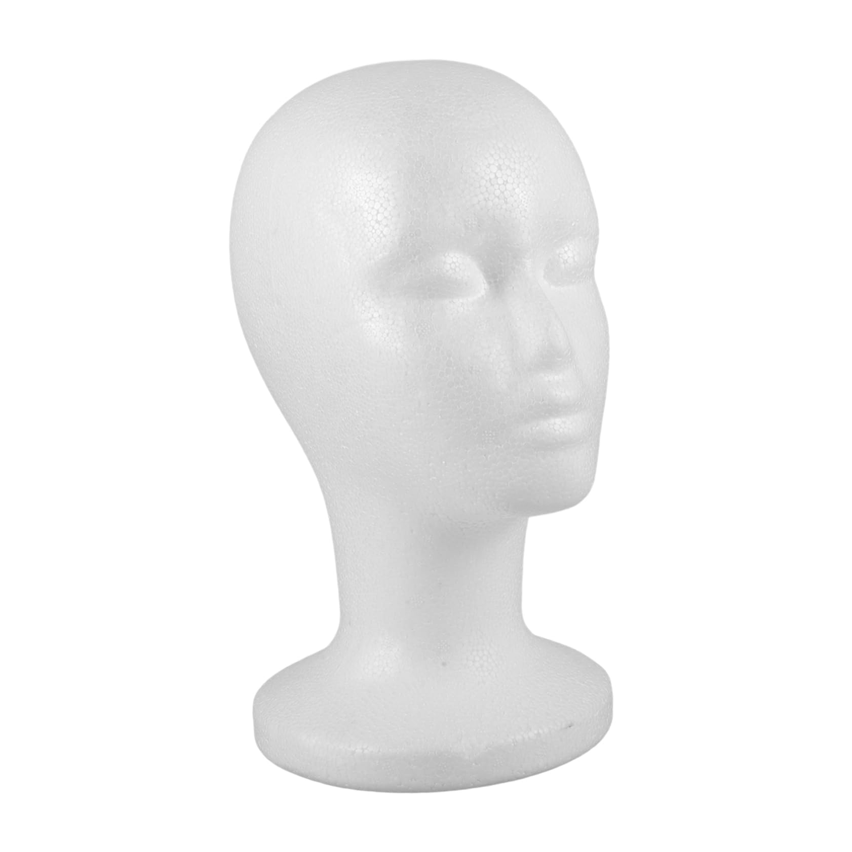FOMIYES Foam Wig Head Display Stand Mannequin Hat Stand Flocking Model Props Head Mannequin for Hats Mask Display