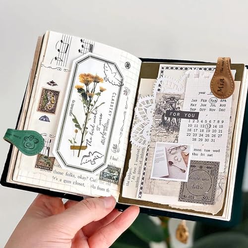 Image of Personalized Leather Magnetic Bookmarks - Custom Magnetic Leather Bookmark with Engraved Logo Text, Vintage Bookmark Clips Customized Gifts for Women, Kids, Men, Book Lovers, Mother, Father