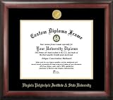 Campus Images VA999GED Virginia Tech Embossed Diploma Frame, 13.5" x 15.5", Gold