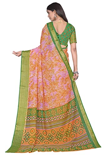 Image of Glory Sarees Women's Cotto Silk Saree With Blouse Piece (Fashion104 Parent)
