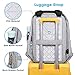 oscaurt Anti Theft Backpack 15.6 Inch Laptop Travel Backpack with Hidden Zipper and USB Charging Port Waterproof Business Computer Bag for Men & Women