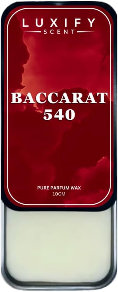 Baccarat 540 Luxury Solid Perfume - Natural Vegan | long Lasting Fragrance for Women and Men for All Skin Types (10Gm)