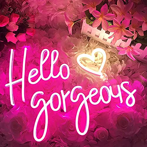 Image of LED Neon Sign Night Light for Wall Party Decor Bedroom Room Bar Wedding Home Birthday Art Decoration Christmas with USB Chain Light modulator 5v (lets party blue)