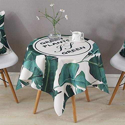 NOBRAND Waterproof Linen Tablecloth Cotton And Linen Small Fresh Style Fabric Multi-purpose Tablecloth Coffee Table Tablecloth Stain Dust Proof Cloth Decorative Table Cloth