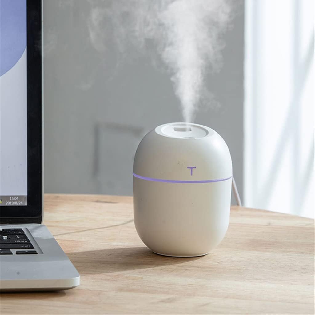 Mini Air Humidifier Essential Oil Diffuser HouseholdPortable Office Bedroom Small Cute Mini Large Spray Car Mounted(Gray)