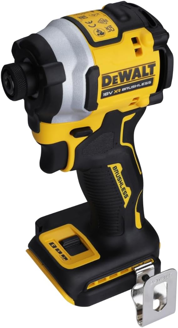DCF850N-XJ 1/4'' 20V Max Li-ion XR Reversible Cordless Brushless 3-Speed Compact Impact Driver,205Nm Torque-SHORTEST IMPACT DRIVER IN THE WORLD (Bare Tool)