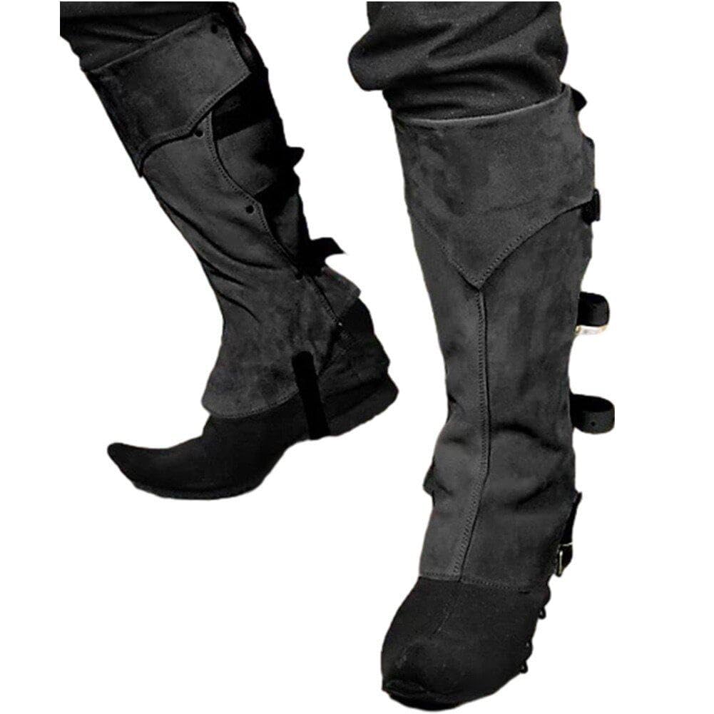 Accessoires de Costume de Chevalier avec Finitions Rétro et Surchaussures Renaissance Robustes