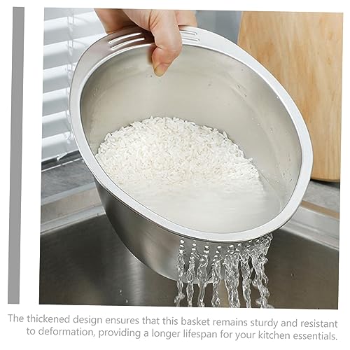 Colador de acero inoxidable para lavado de frutas y verduras miniatura 5