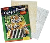 Reeves Tiger and Cubs Colored Pencil By Numbers