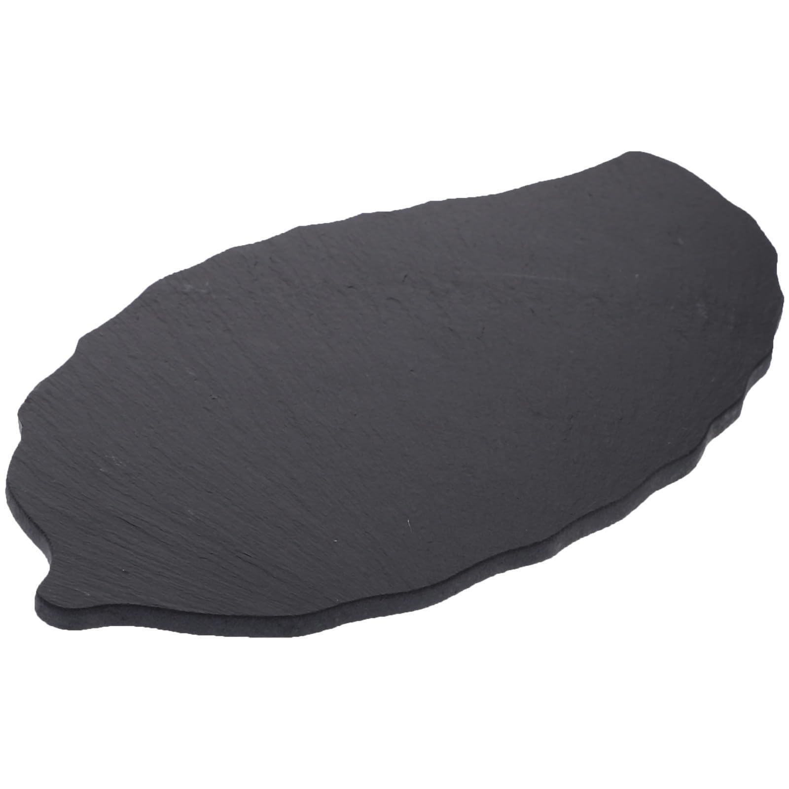 Plateforme tortue vivante en rochers noirs pour décoration et repos de petit reptile