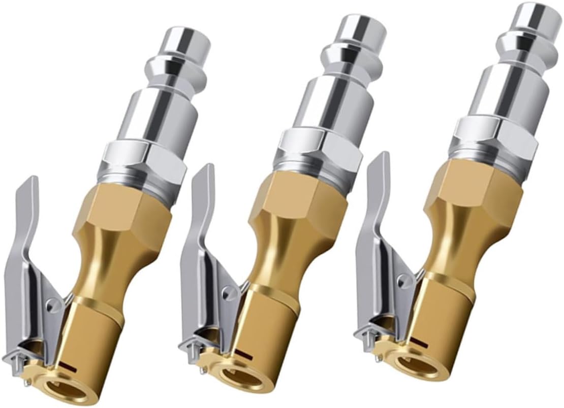 9pcs Air Chuck Locking Tire Inflation Clip for Efficient Tire Inflation Compatible Various Inflatable Devices