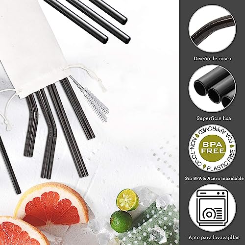 Opiniones y reviews de Popotes de Acero Inoxidable Walmart los 5 más buscados. 3 Imagen adicional