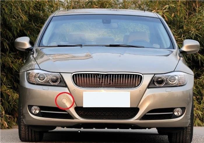Cache-crochet de remorquage 51117207299 ajustement précis pour BMW E90 E91 - 4
