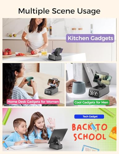 3-in-1 BBL Wireless Bluetooth Speaker with Stand & Alarm Clock - Image 3