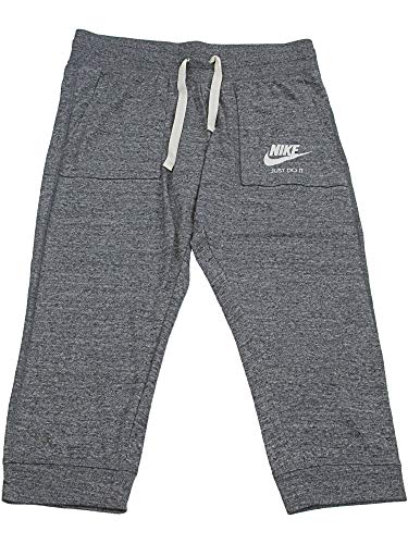 Nike Women's Sportswear Vintage Capris Carbon Heather/Sail Size X-Large