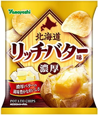 Amazon 山芳製菓 ポテトチップス 北海道リッチバター味 55g 12袋 山芳製菓 スナック菓子 通販