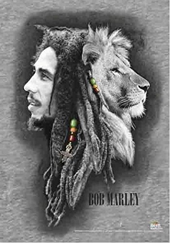 LPG International Bob Marley Profiles Fabric Poster Print, 30 by 40-Inch