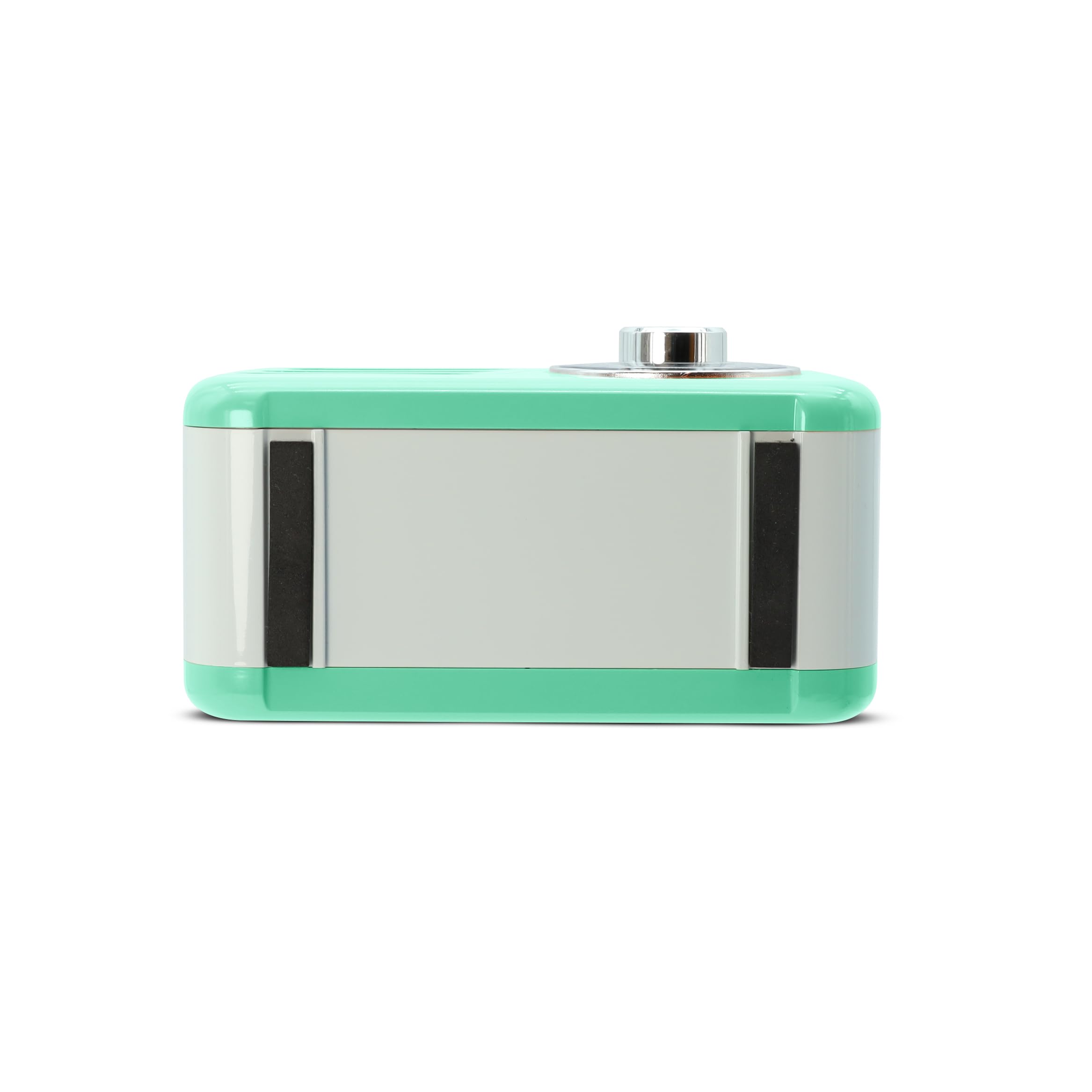 Mooov 477240 - Vintage-Radio mit Bluetooth 5.4 mit Akku, UKW/MW-Radio, tragbar, Retro, kompakter kabelloser Lautsprecher, USB und microSD, 6 Stunden Laufzeit - Türkis